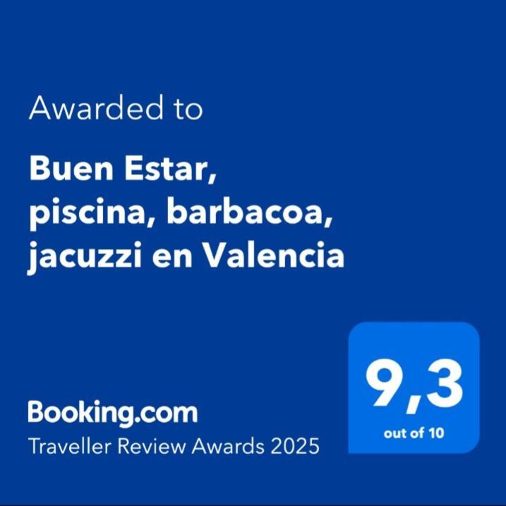 Turís Buen Estar, Piscina, Barbacoa, Jacuzzi En Valenciaヴィラ エクステリア 写真